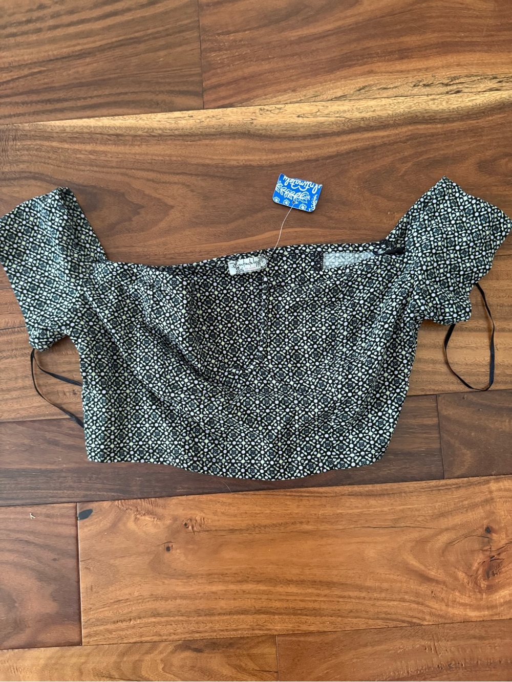 NWT Free People Intimately Lucky Now off-the-shoulder brami crop top S - Picture 3 of 7